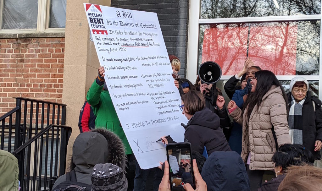 Tenants Rally Nadeau pledges to push rent control reforms as tenant advocates rally ...